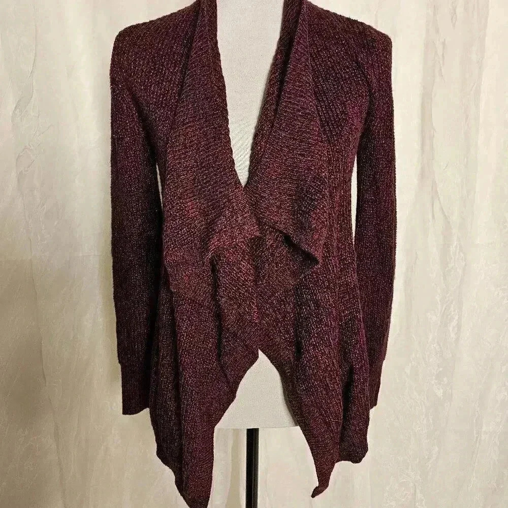 Sparkly Purple Shrug - beautiful color